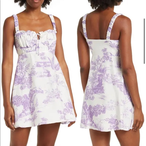 NICHOLAS Dresses & Skirts - NICHOLAS Simie Peasant Mini Dress